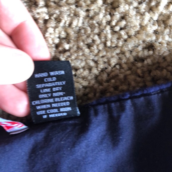 Blue strapless dress - Picture 6 of 8